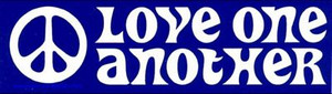 Love One Another Bumper Sticker