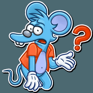 itchy and scratchy funny cartoon sticker 16