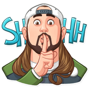 jay and silent bob funny cartoon wall sticker 19