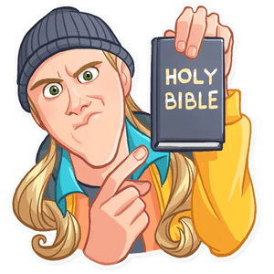 jay and silent bob funny cartoon wall sticker 22