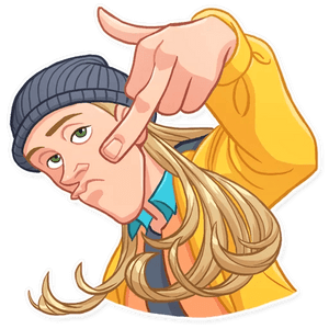 jay and silent bob funny cartoon wall sticker 25