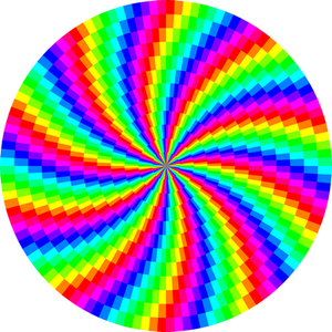 rainbow swirl sticker