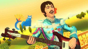 beatles rock band sticker 3