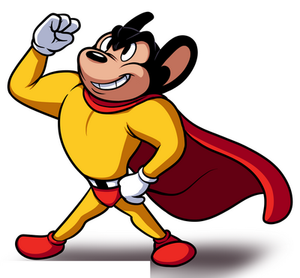 mighty mouse drawing 999