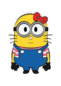 Minion Kitty Sticker
