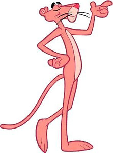 Pink Panther Car Stickers 3
