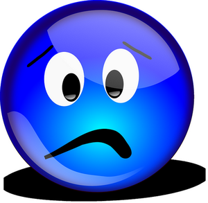 smiley blue aarg sticker