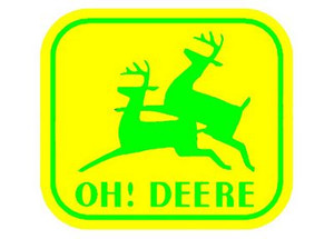 jOh Deer Color Decal
