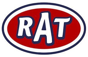 RAT Oval Sticker funny color auto sticker