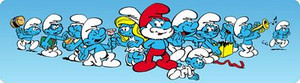 All the Happy Smurfs Decal 1398