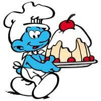 Cook Smurf Decal 1402