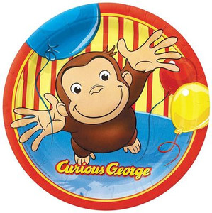 Curious George Circular Decal