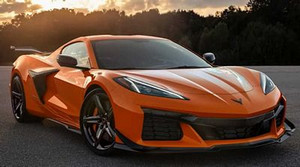 2023 ORANGE corvette STICKER