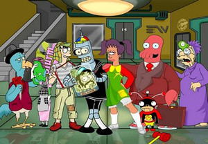 Futurama and Chavo Decal