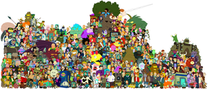 Futurama Cast Decal 3