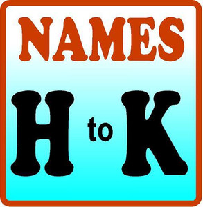 Names H to K