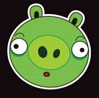 Angry Birds Pig 2 Vinyl Decal
