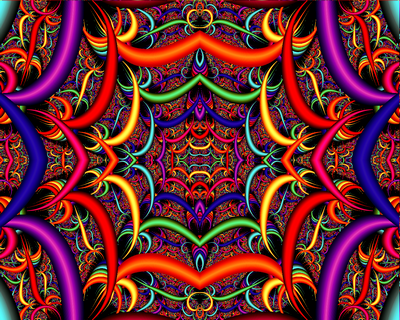 psychedelic patterns wall decal or window sticker14