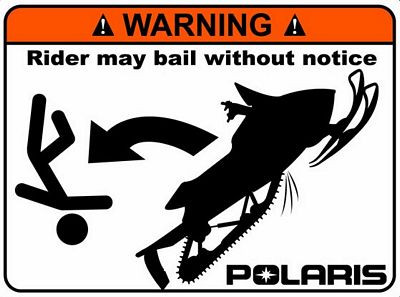 Polaris Funny Warning Sticker Set 8