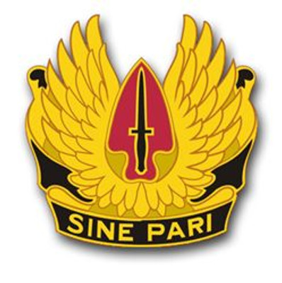 army special operations command unit crest STICKER
