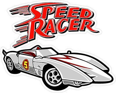 SPEED RACER CARTOON STICKERS