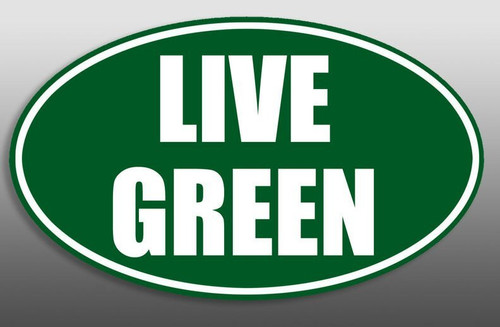 Live Green Stickers