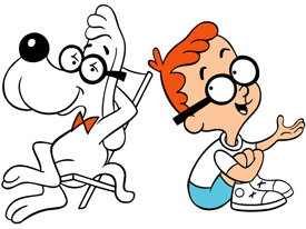 Peabody and Sherman Stickers