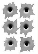 Bullet Hole Stickers