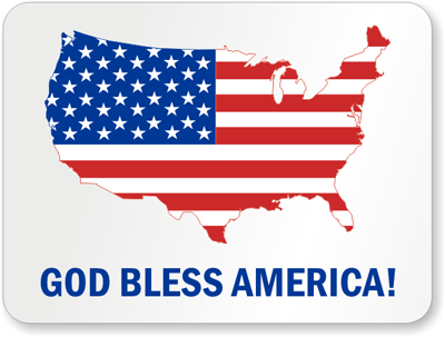 USA Signs or Stickers