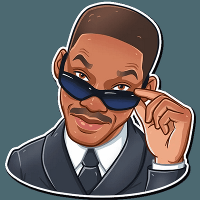 Men in Black Stickers