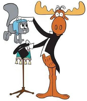 Rocky and Bullwinkle Stickers