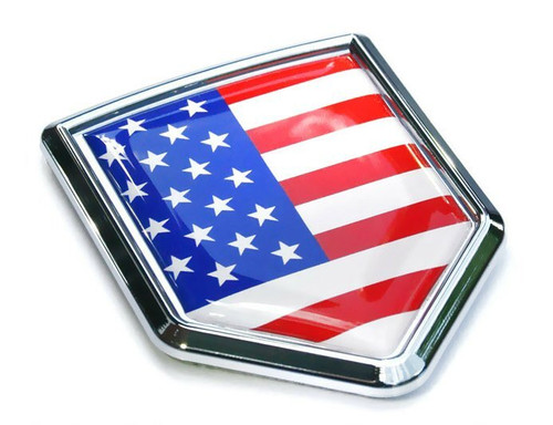 NATIONALITY FLAG CHROME EMBLEMS