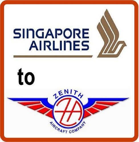 Singapore to Zenith Airline Logos