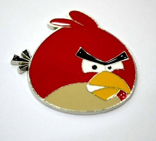 Angry Bird Chrome Metal Emblems
