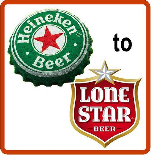 Heineken to Lone Star BEER LOGOS