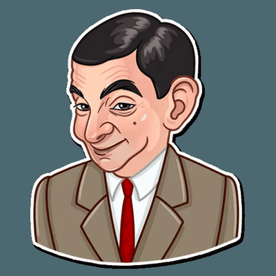 Mr Bean Stickers