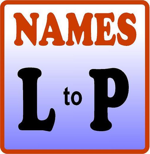 Names L to P