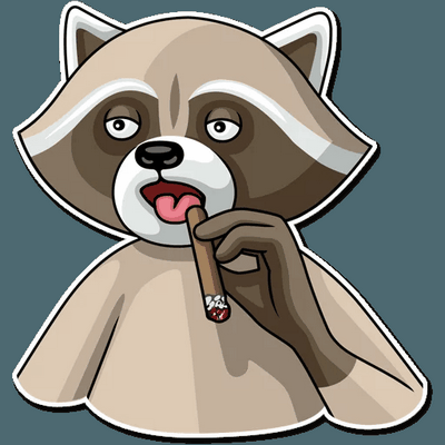 Criminal Raccoon Stickers