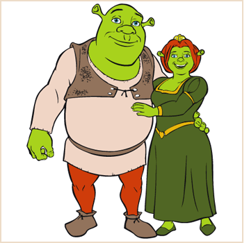 Shrek Characters Decal5 3314