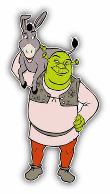 Shrek Characters Decal6 3315