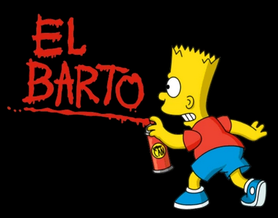 BART SIMPSON EL BARTO STICKER