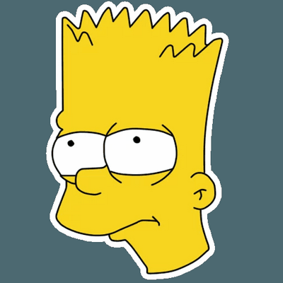 bart simpson HEAD  2