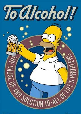 Homer Simpson To Alcohol