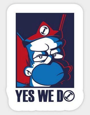 Simpson HOMER Yes we do Sticker