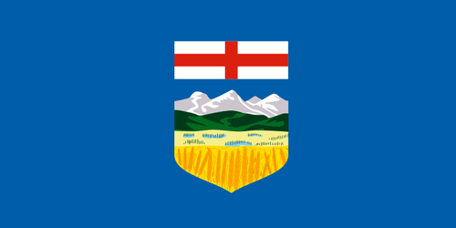Canada Alberta Flag