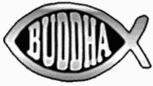 Buddha Fish Chrome Emblem