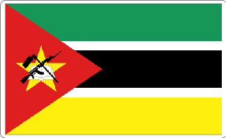 Mozambique Flag Sticker