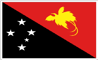 Papua New Guinea Flag Sticker