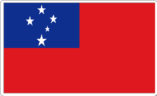 Samoa Flag Sticker