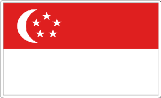 Singapore Flag Sticker
